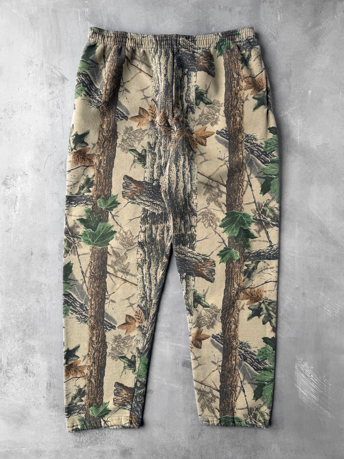 Camo Sweatpants Y2K - Large