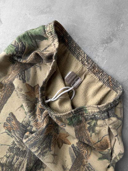 Camo Sweatpants Y2K - Large