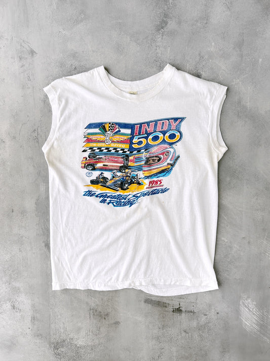 Indy 500 Sleeveless T-Shirt '85 - Large