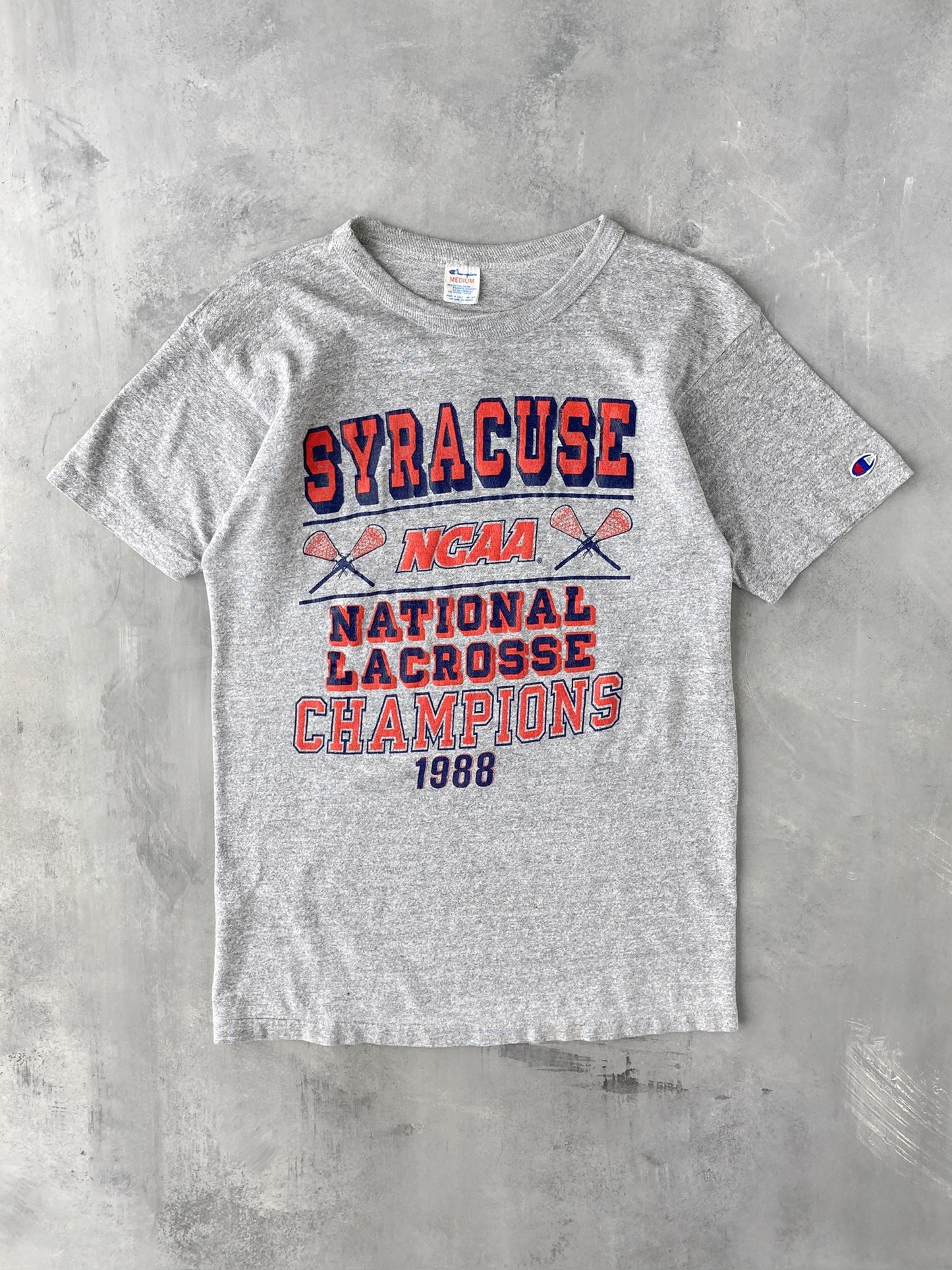 Syracuse University Lacrosse T-Shirt '88 - Small