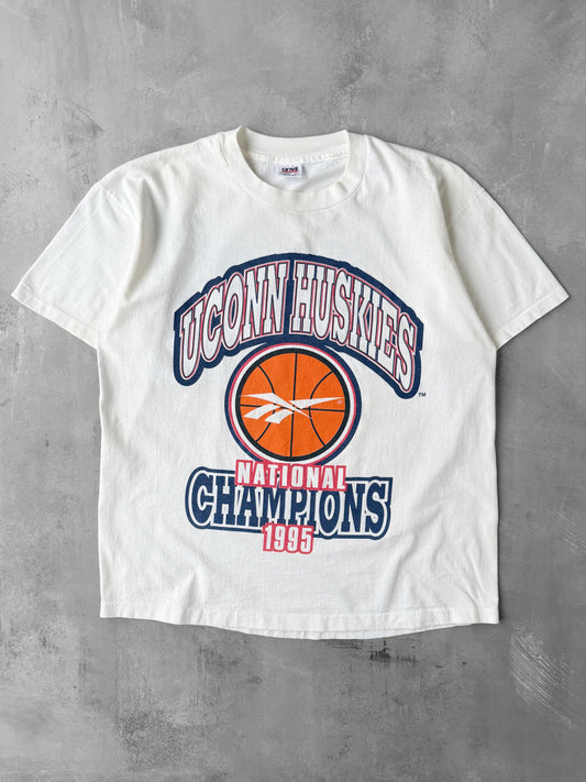 University of Connecticut Basketball T-Shirt '95 - XL