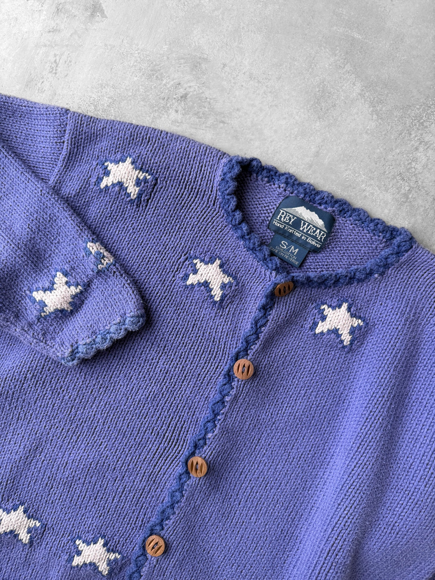 Star Cardigan 90's - Small