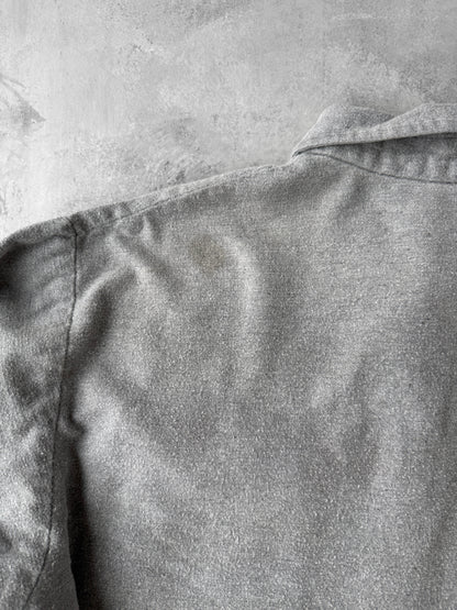 Gray Chamois Flannel Shirt 90's - XL