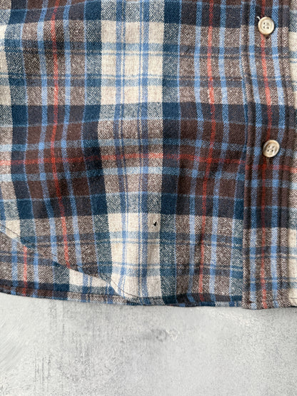 Woolrich Plaid Shirt 80's - Large