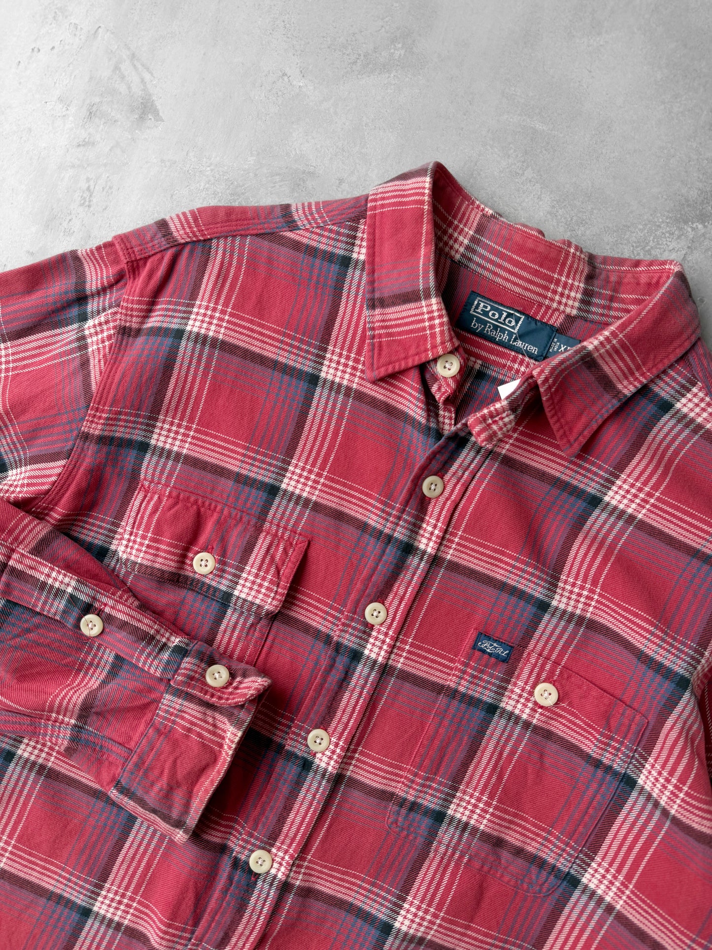 Polo Ralph Lauren Plaid Shirt 90's - XL