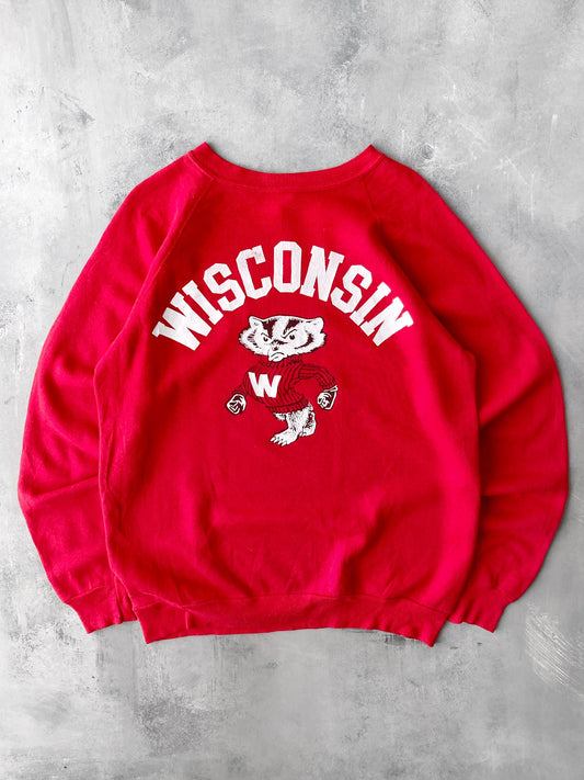 University of Wisconsin Sweatshirt 80's - Large / XL