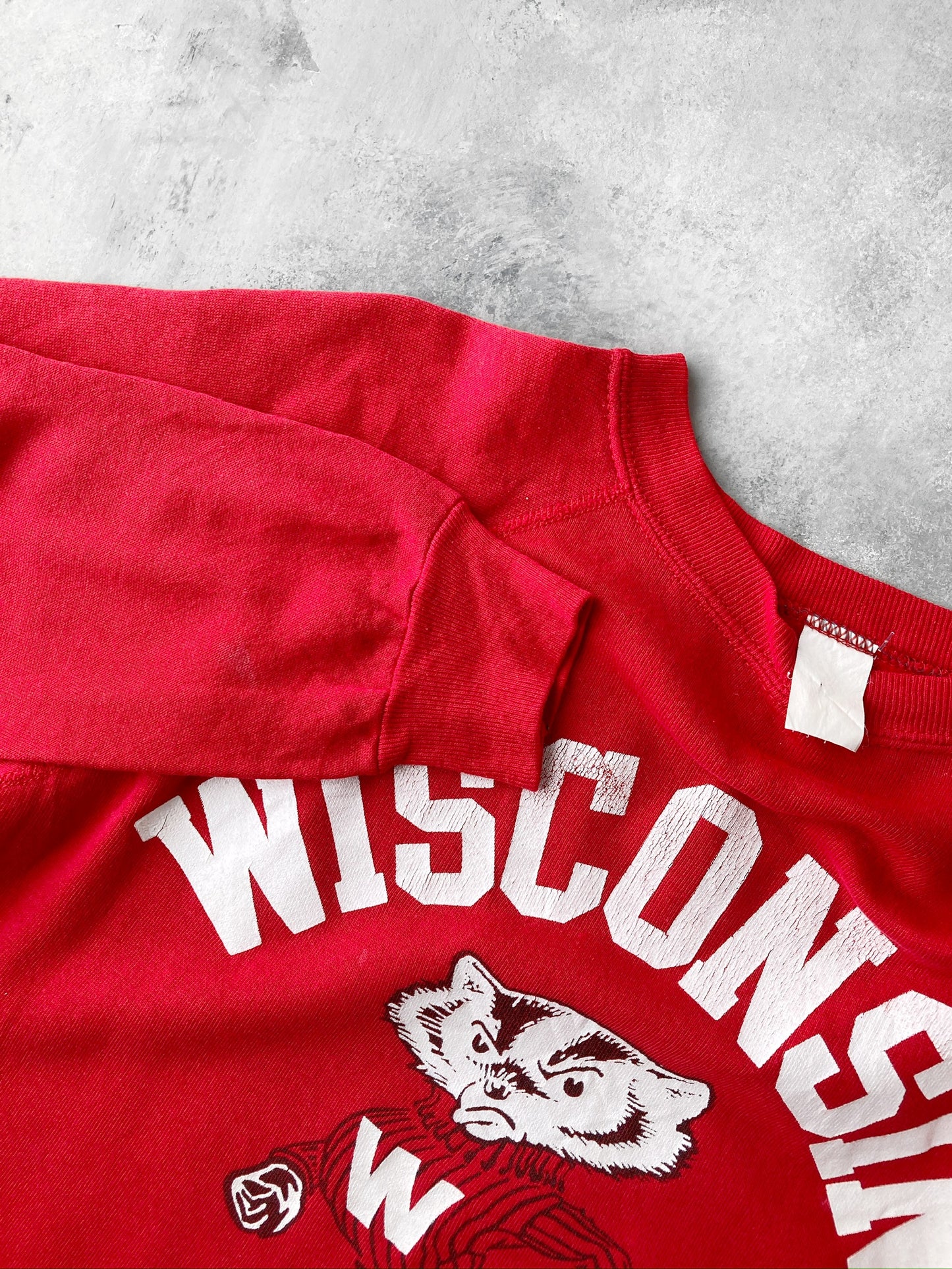 University of Wisconsin Sweatshirt 80's - Large / XL