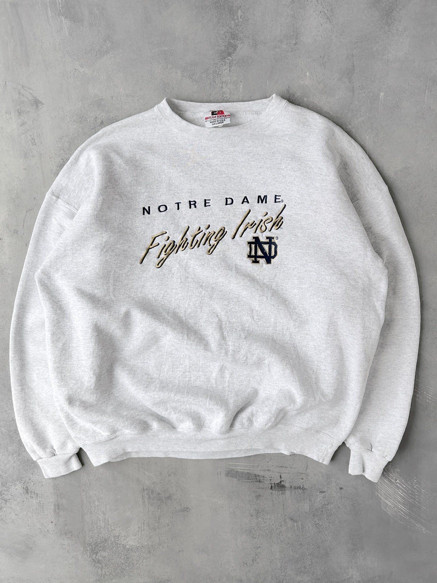 University of Notre Dame Sweatshirt 90's - XXL