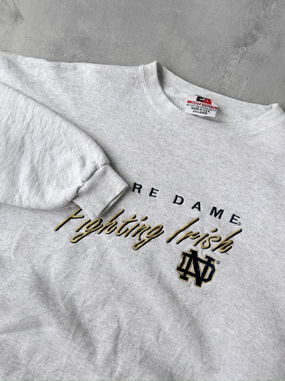 University of Notre Dame Sweatshirt 90's - XXL