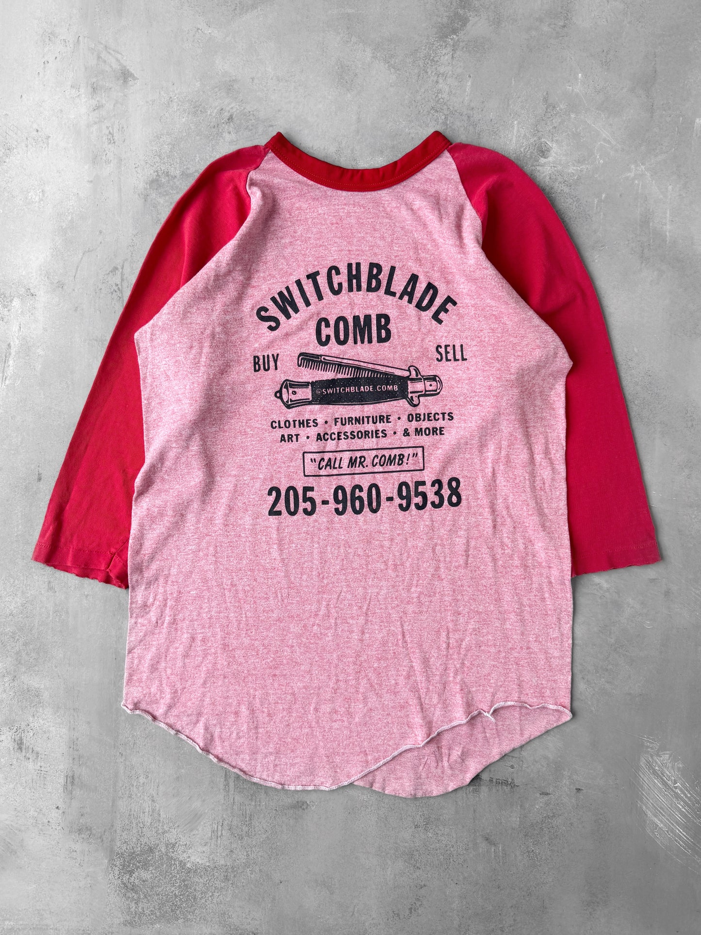 Mr. Comb Raglan T-Shirt 80's - Medium