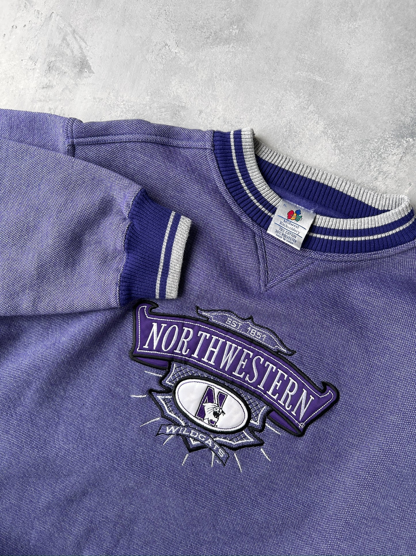 Northwestern University Sweatshirt 90's - XL