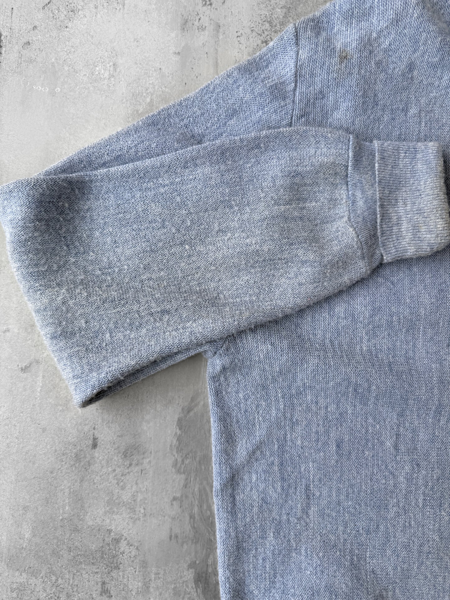 Light blue V-Neck Cardigan 80's - Large