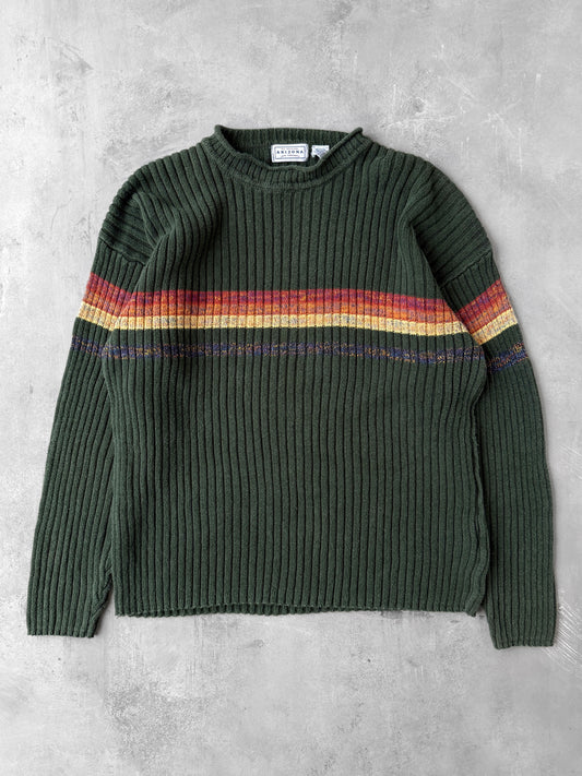 Ribbed Sweater Y2K - Medium