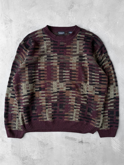 Patterned Sweater Y2K - Large
