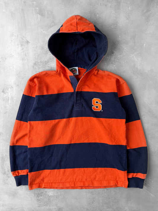 Syracuse University Hooded Rugby Shirt - Large