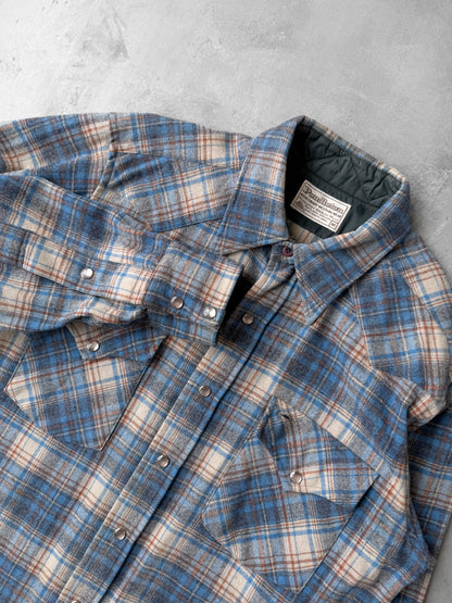 Pendleton Pearl Snap Shirt 80's - Medium
