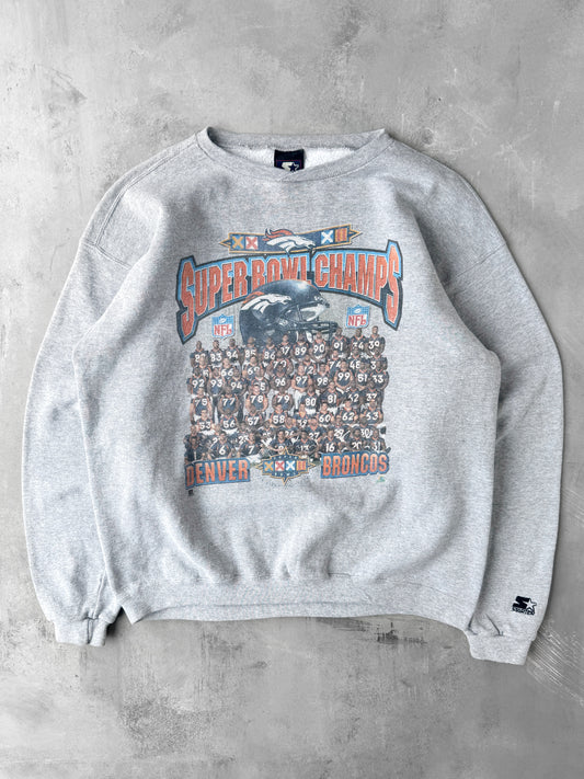 Denver Broncos Super Bowl Sweatshirt '98 - Large