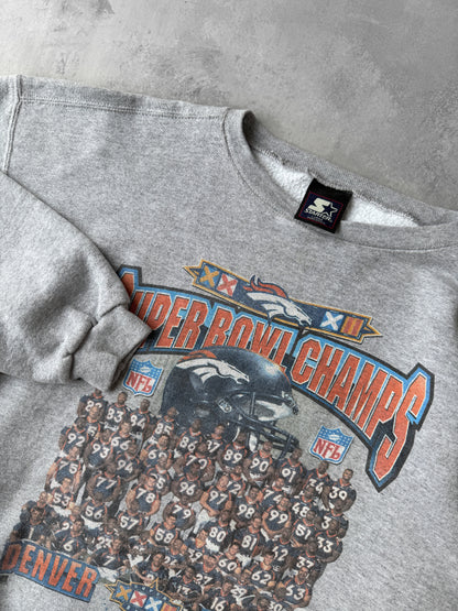 Denver Broncos Super Bowl Sweatshirt '98 - Large