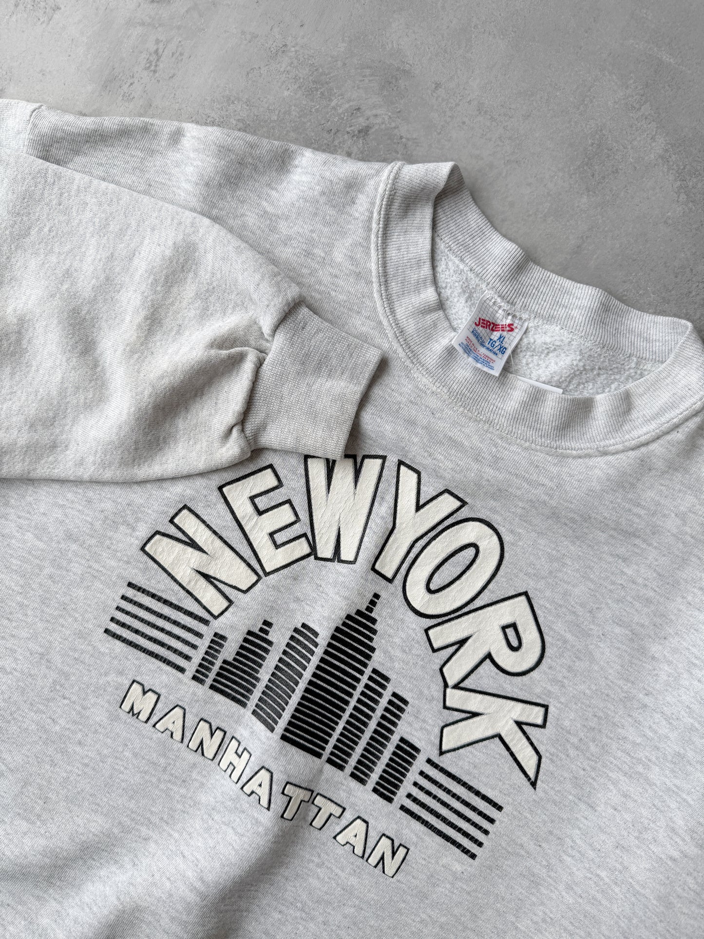 Manhattan New York Sweatshirt 90's - XL