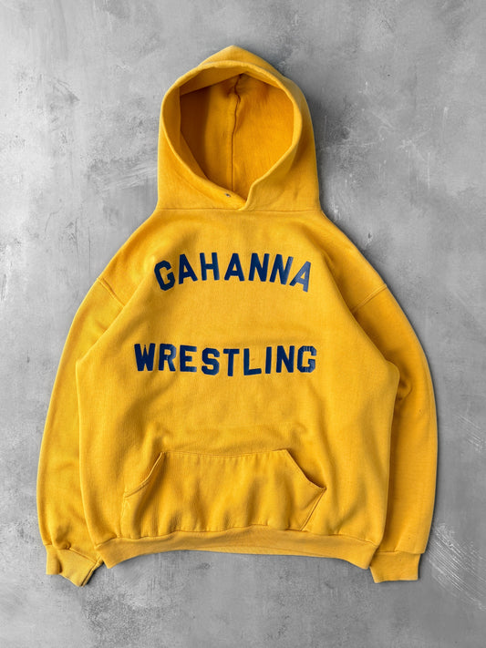 Gahanna Wrestling Hoodie 70's - Large