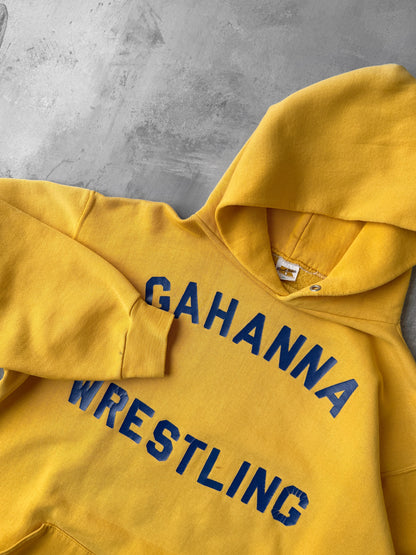 Gahanna Wrestling Hoodie 70's - Large