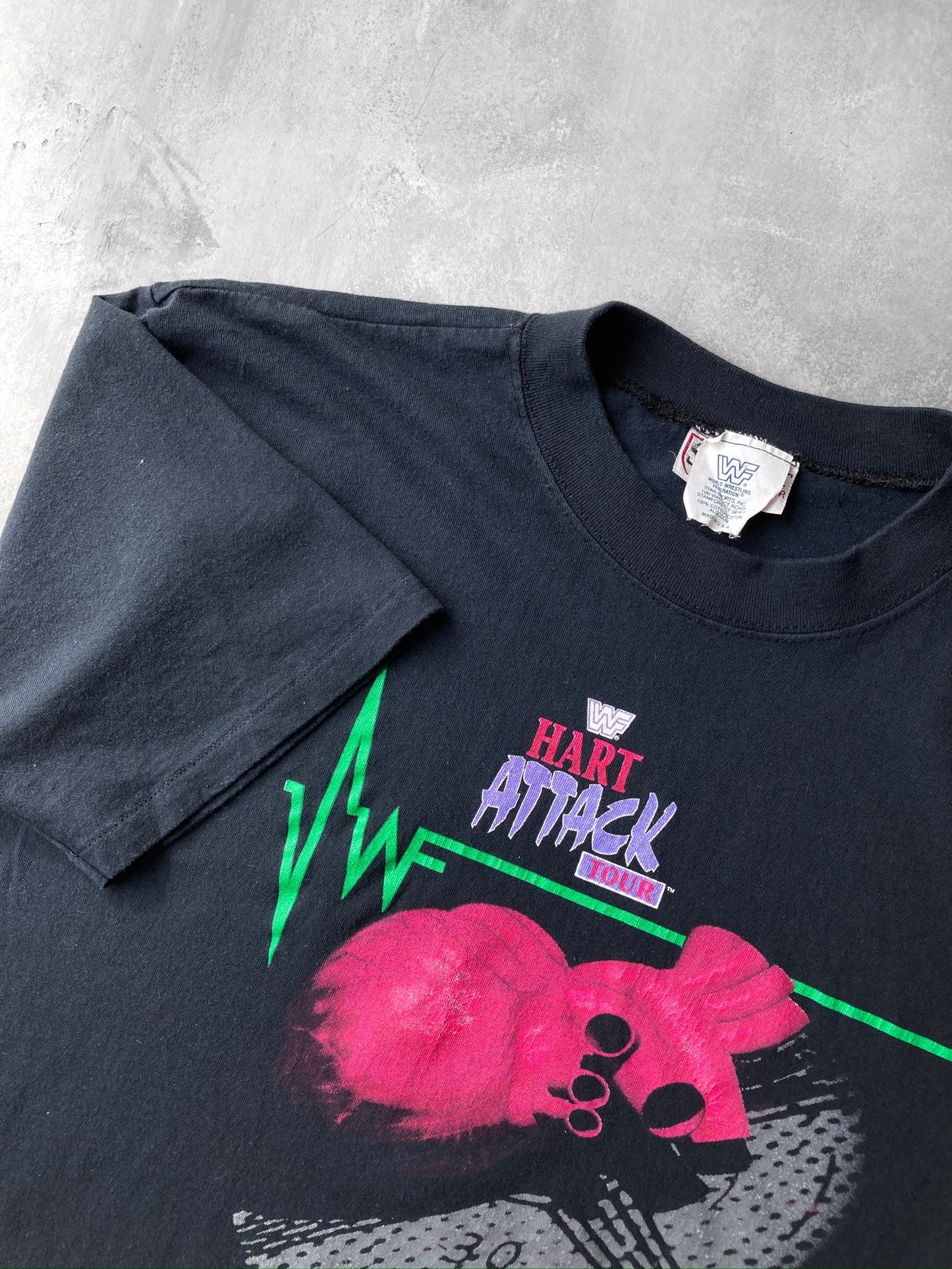 WWF Hart Attack Tour T-Shirt '94 - XL