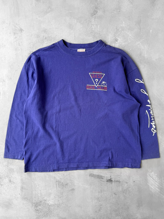 Guess Bike Club T-Shirt 90's - Large