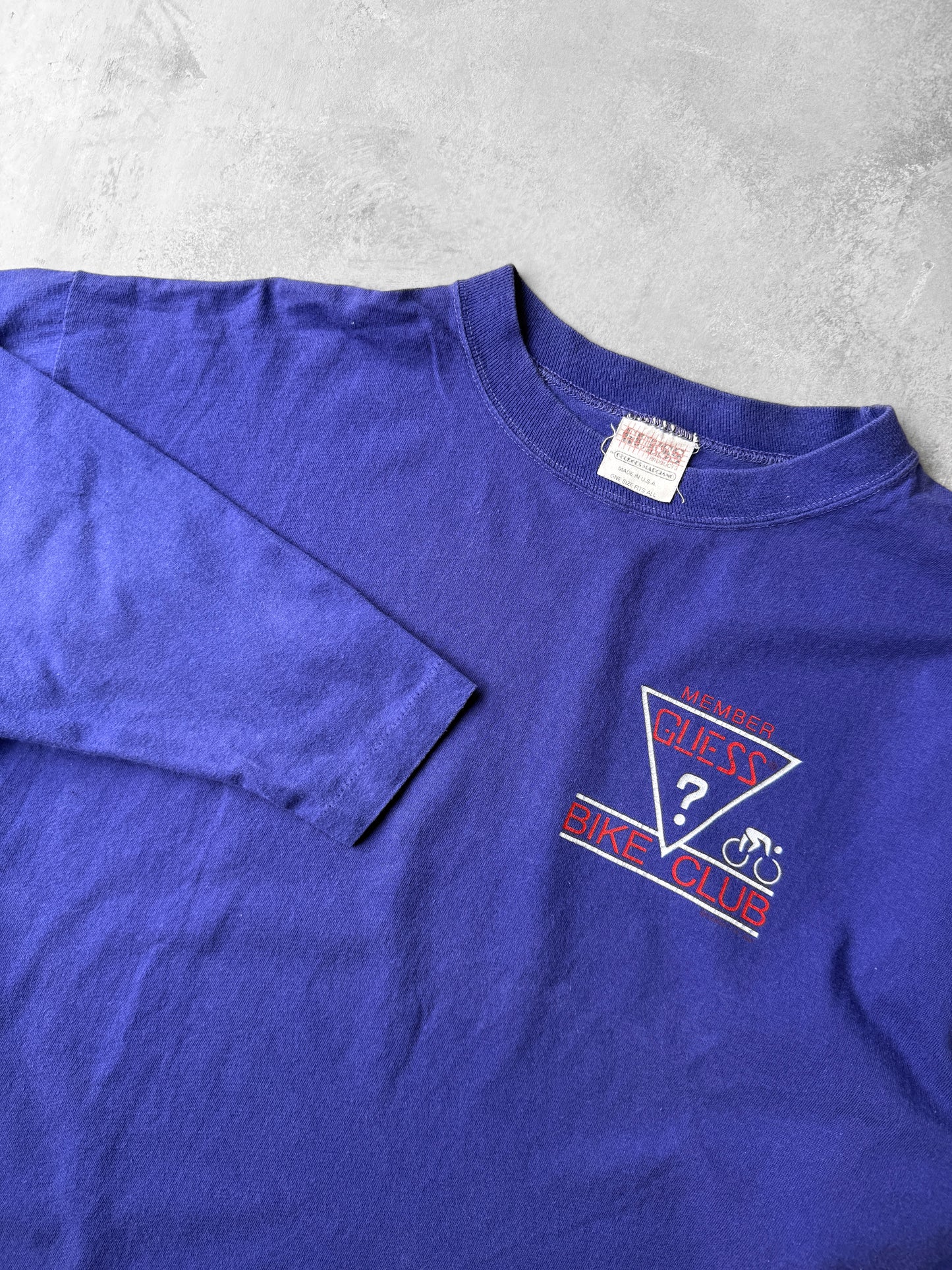 Guess Bike Club T-Shirt 90's - Large