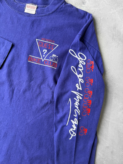 Guess Bike Club T-Shirt 90's - Large