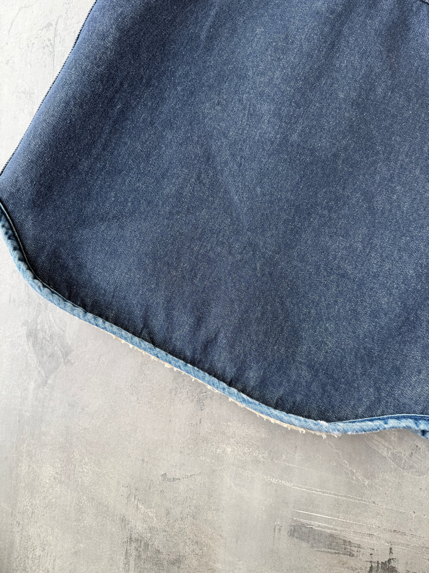 Denim Sherpa Carhartt Vest 80's - Medium