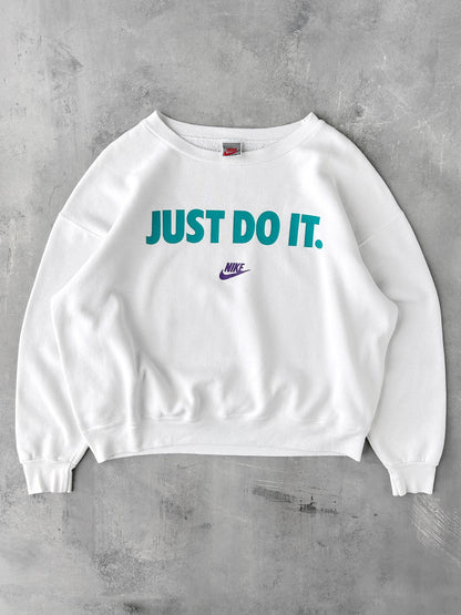 Just Do It Nike Sweatshirt 90's - Large