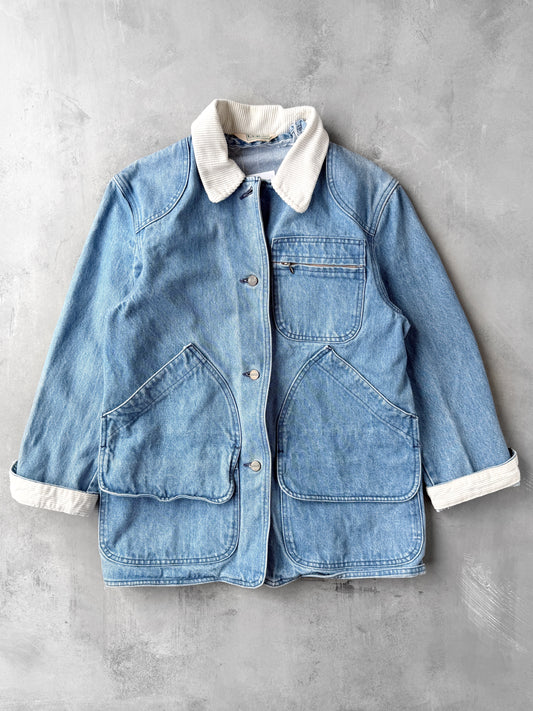 L.L. Bean Denim Chore Coat 80's - XS / Small
