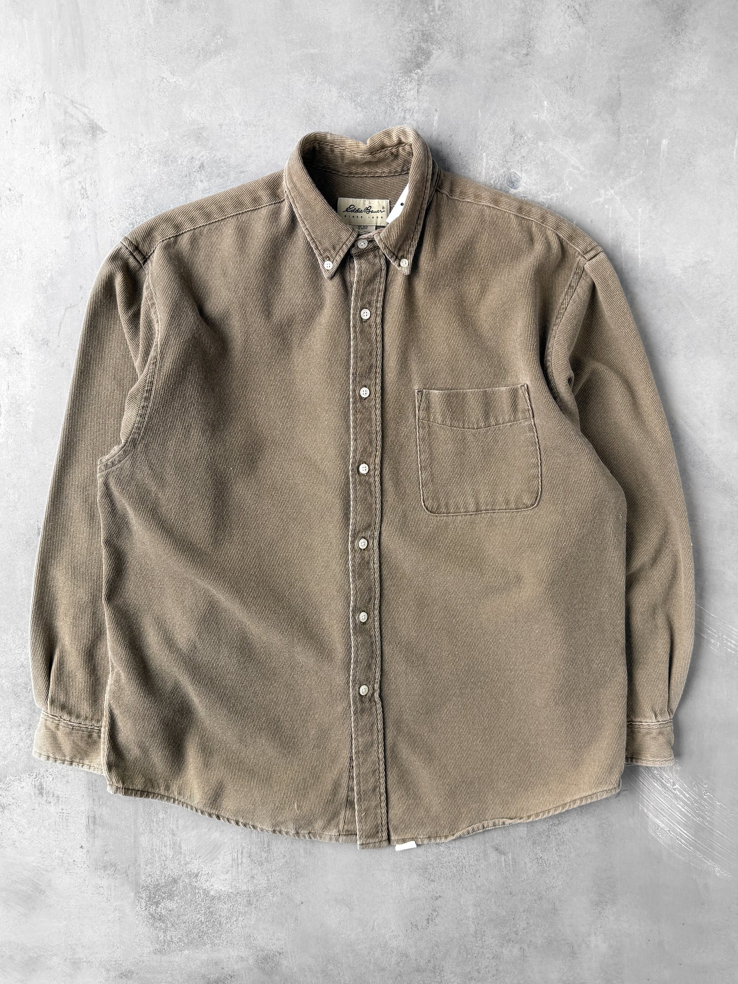 Eddie Bauer Button Down Shirt 90's - Large