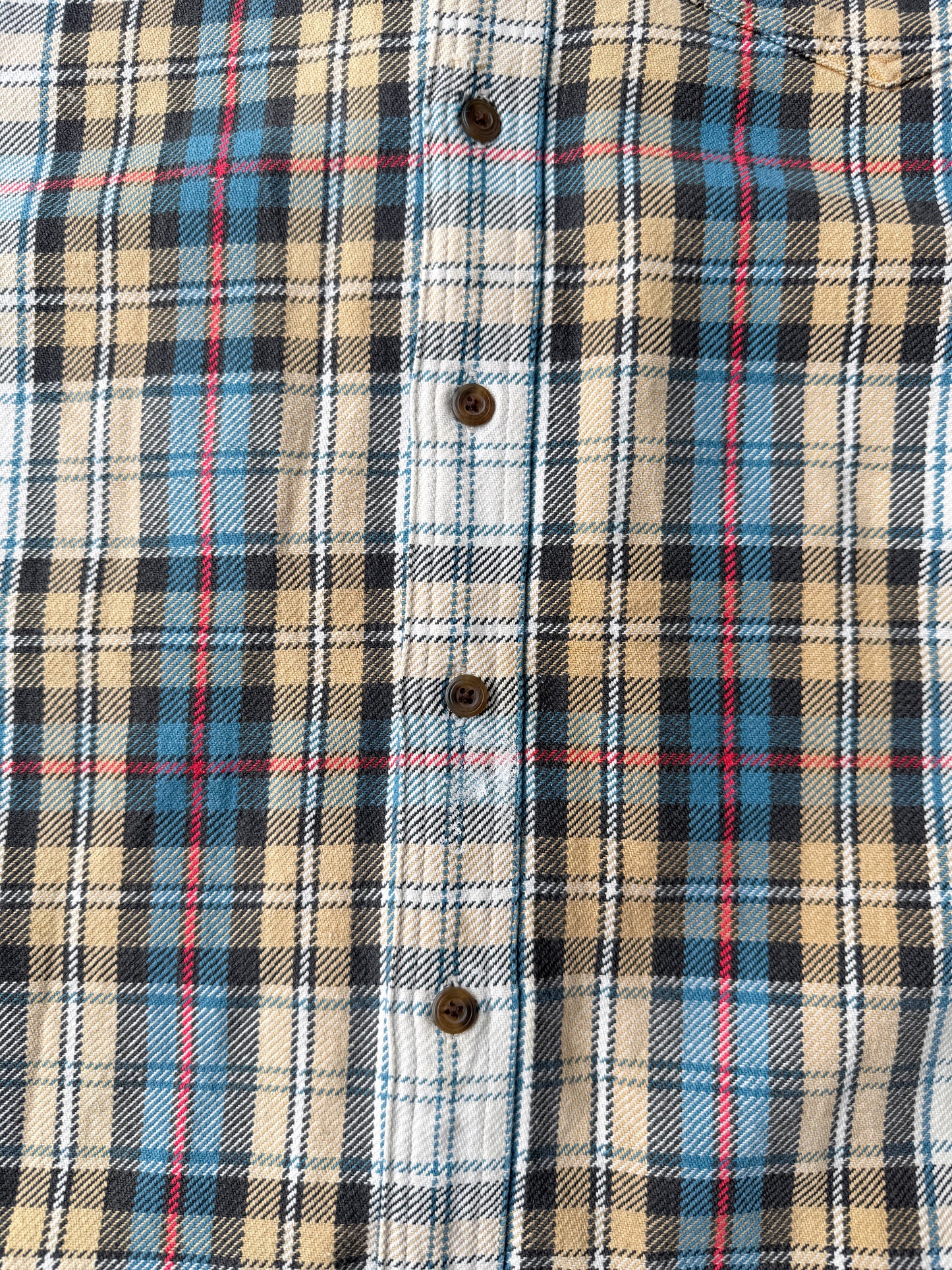 J. Crew Plaid Denim Shirt 90's - XL Tall