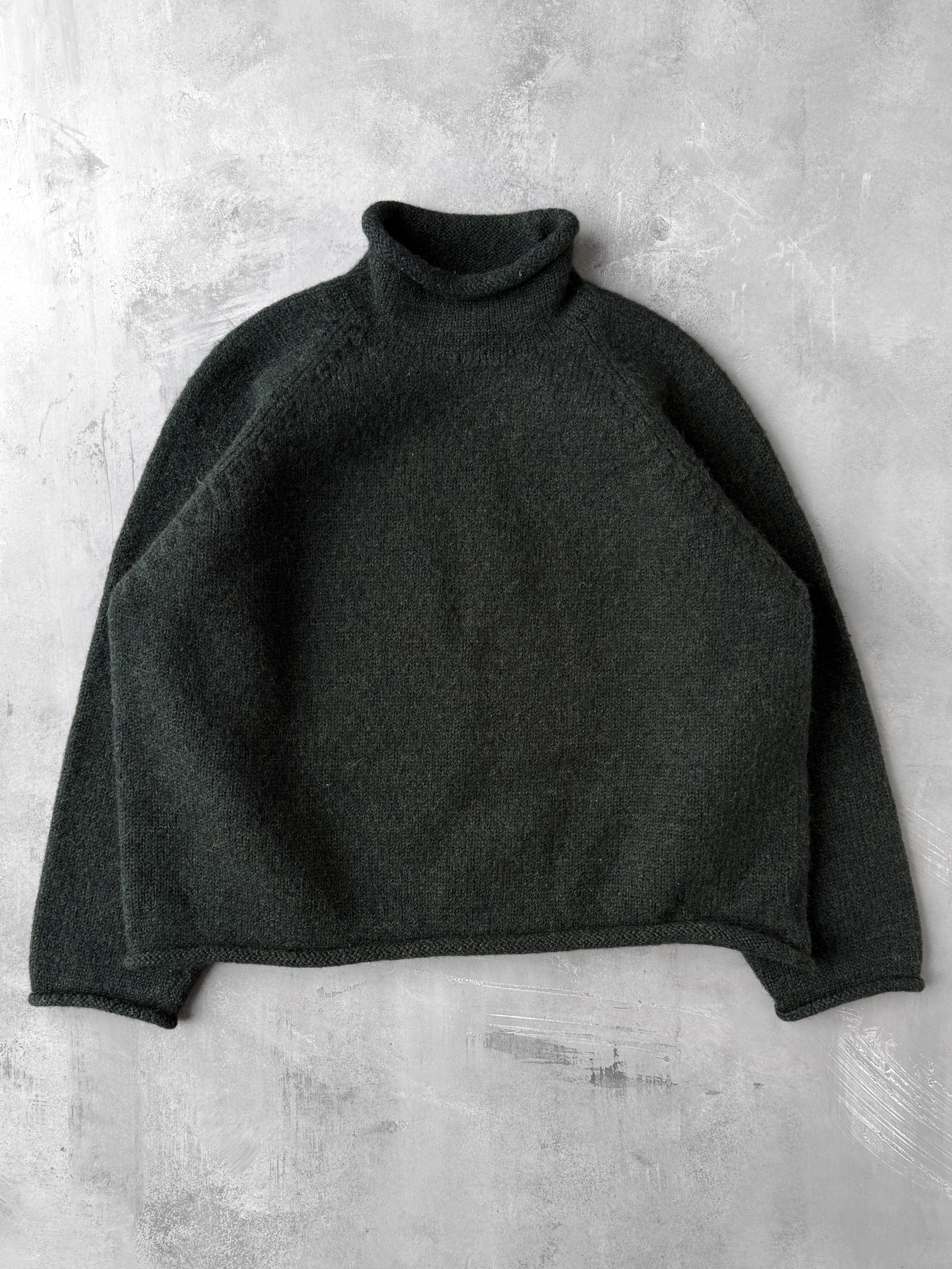 90's j.crew roll neck wool sweater巨人タグ J. Crew Roll Neck Wool Sweater 90's - XL – Lot 1 Vintage