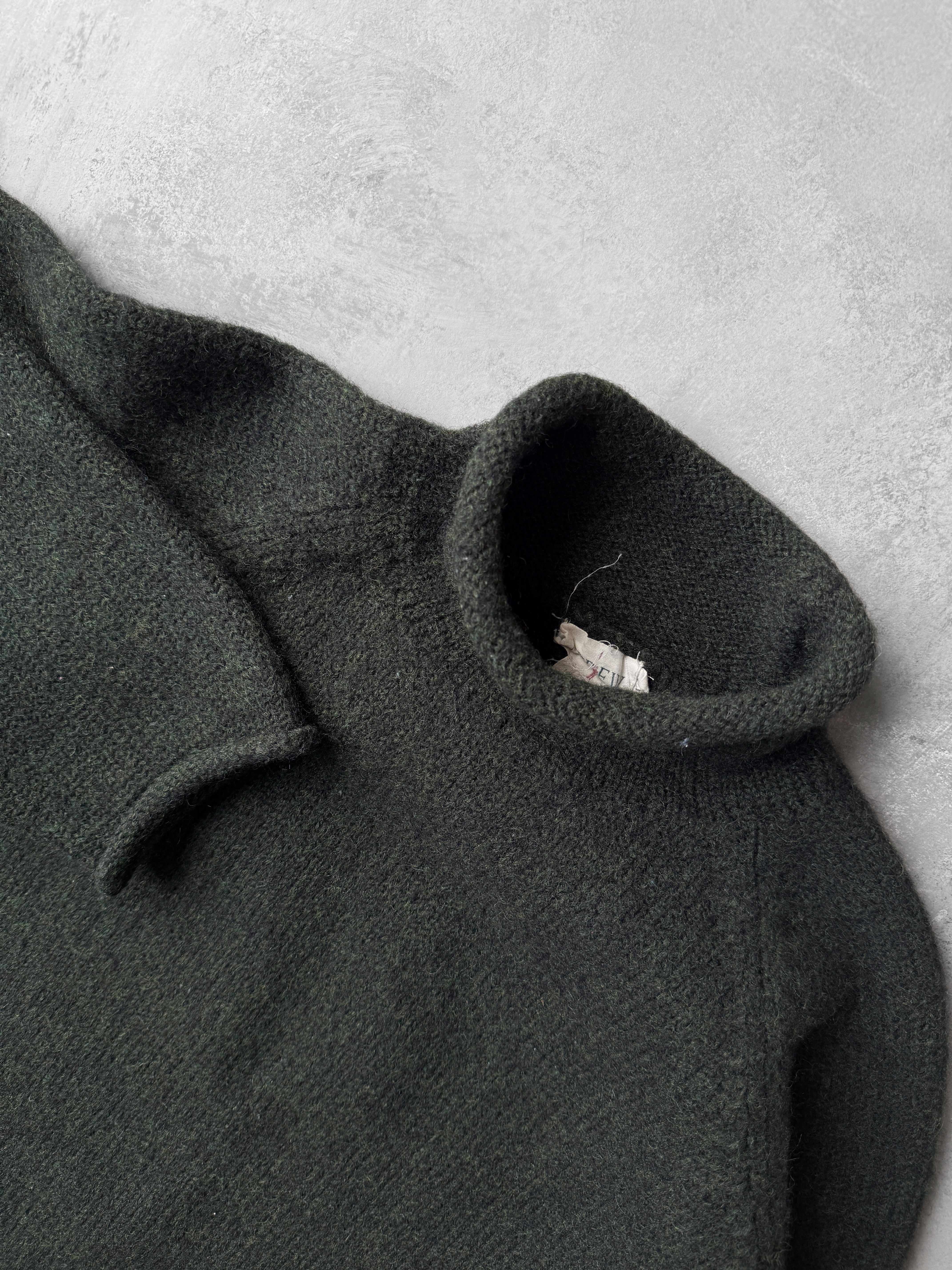 J. Crew Roll Neck Wool Sweater 90's - XL – Lot 1 Vintage