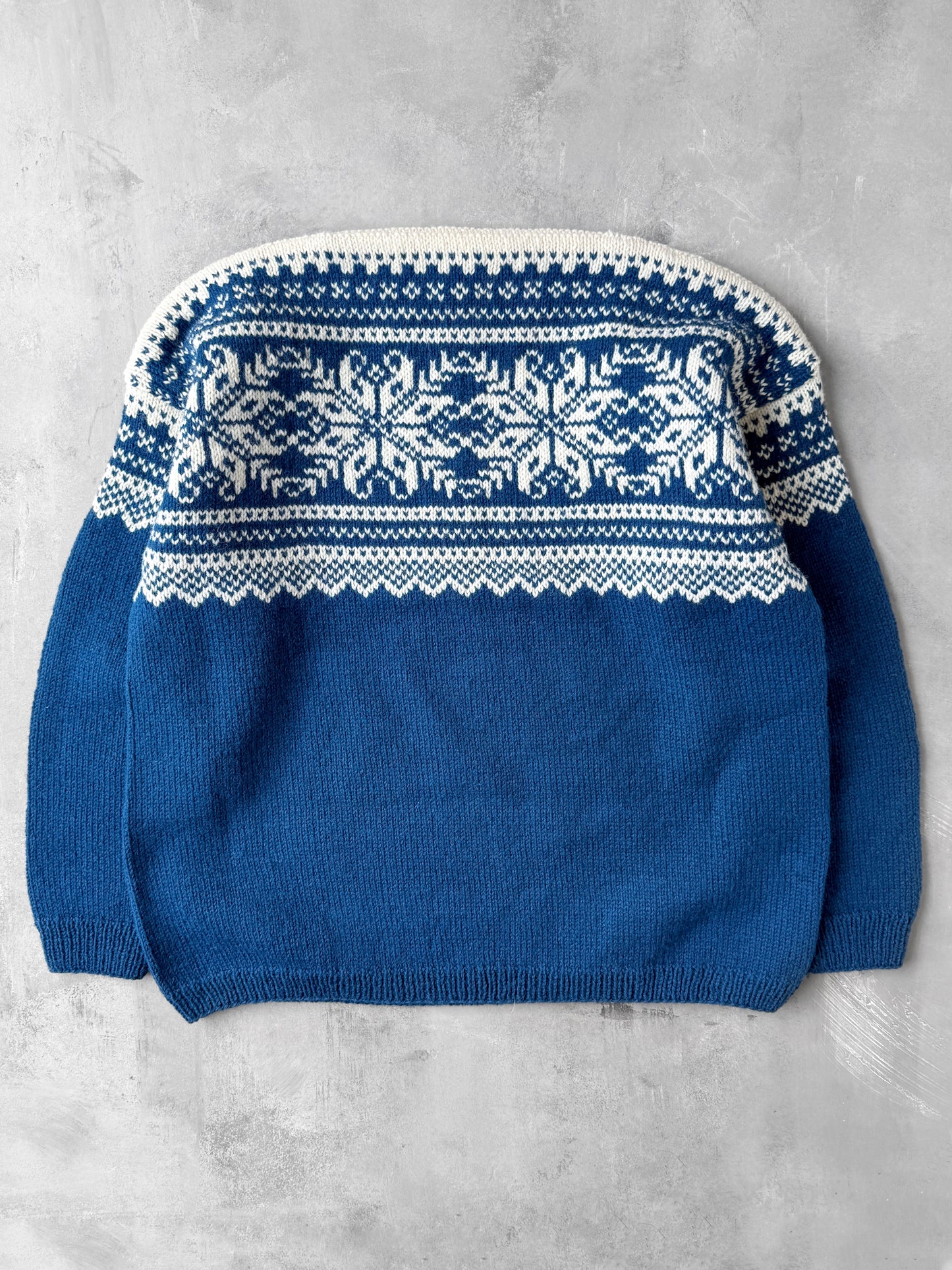 Norwegian Ski Sweater 70's - XL