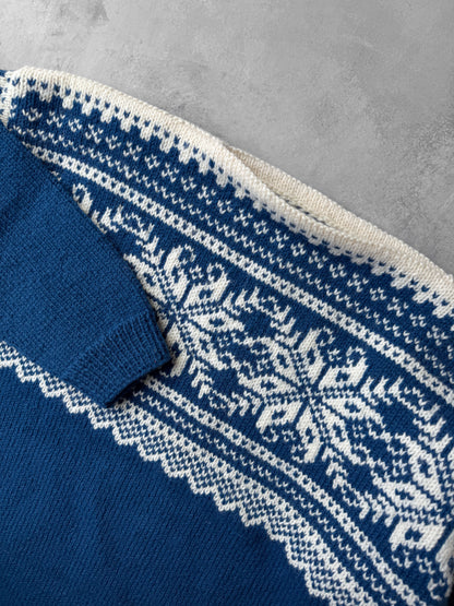 Norwegian Ski Sweater 70's - XL