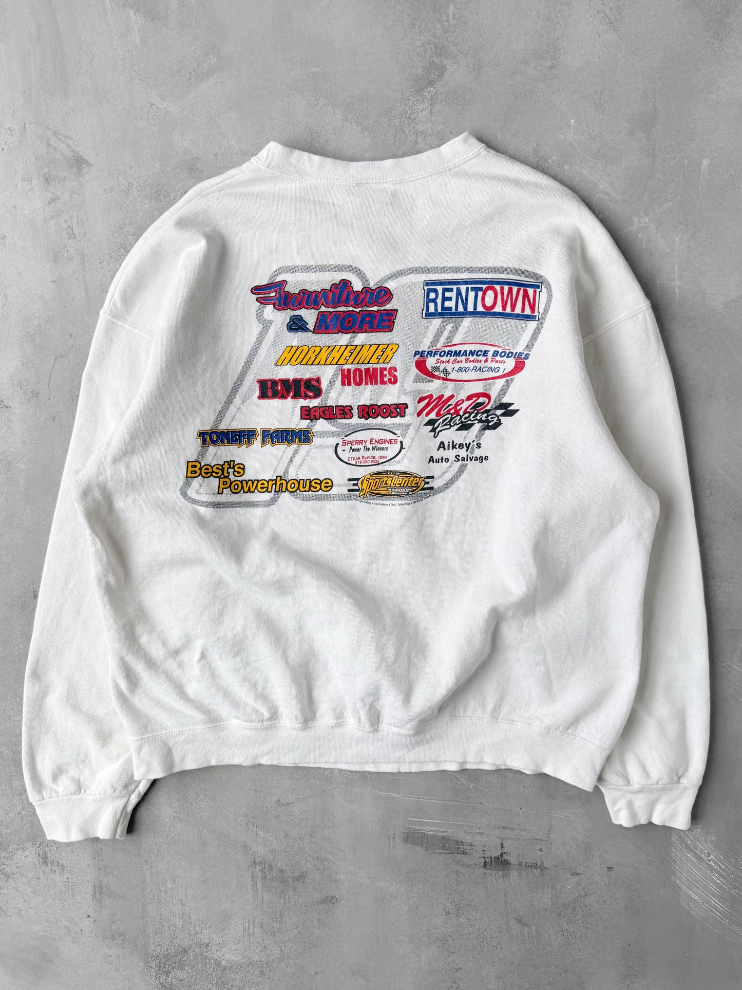 Darnin Duffy NASCAR Sweatshirt Y2K - Large / XL