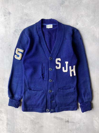 Letterman Cardigan Sweater 50's - XS