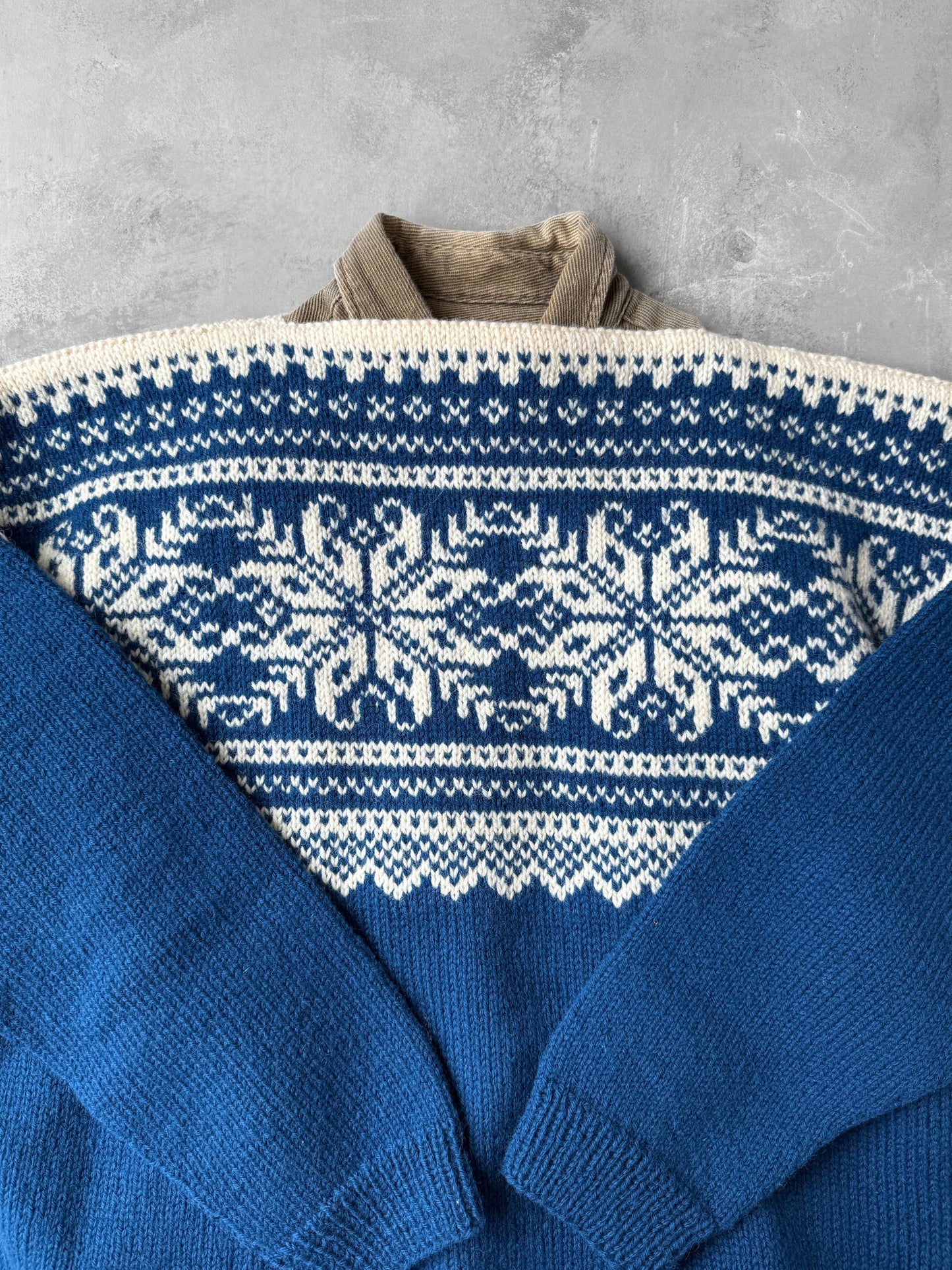 Norwegian Ski Sweater 70's - XL