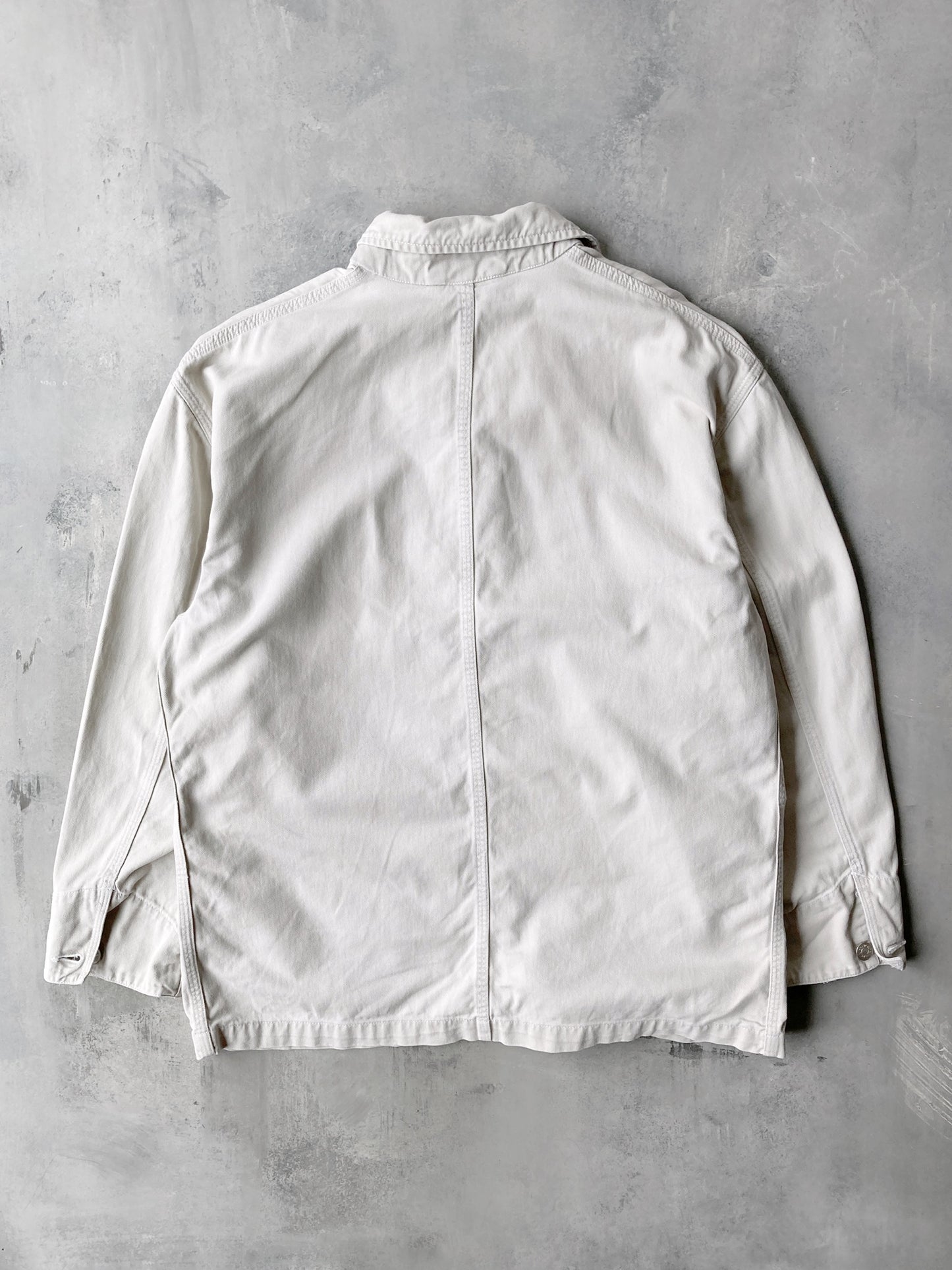 Khaki Chore Jacket Y2K - Medium
