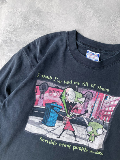 Invader Zim Long Sleeved T-Shirt 00's - Medium