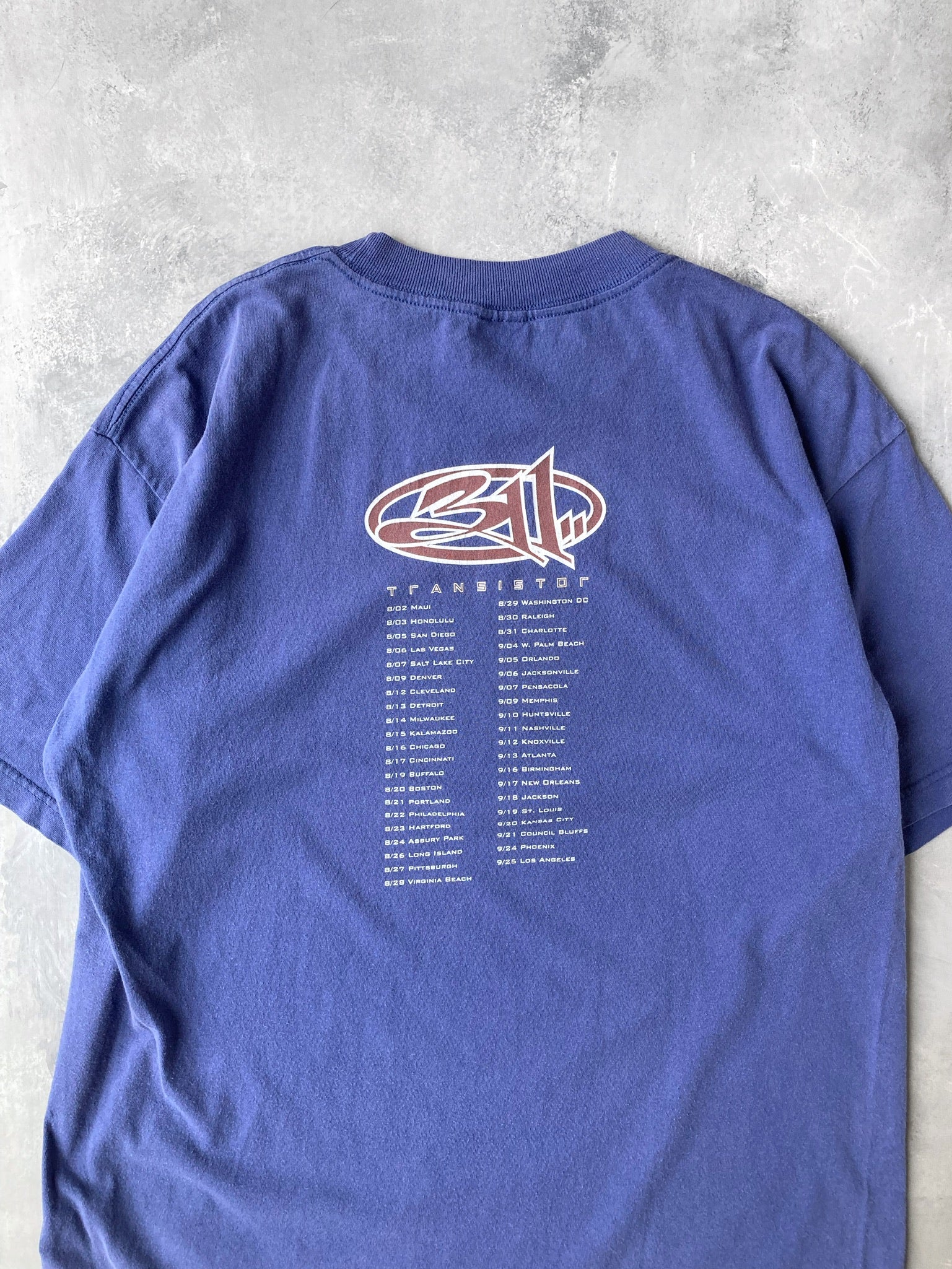 Transistor Tour 311 T-Shirt 90's - XL – Lot 1 Vintage