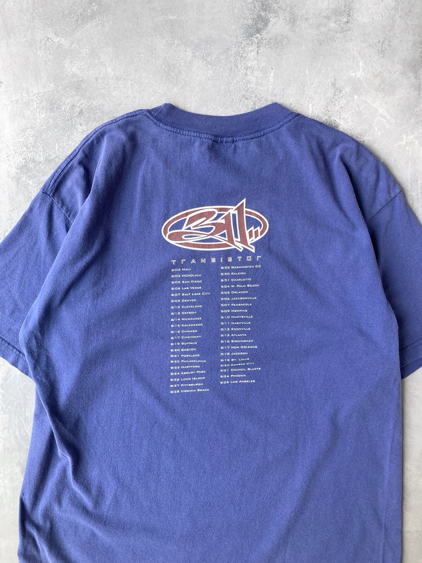 Transistor Tour 311 T-Shirt 90's  - XL
