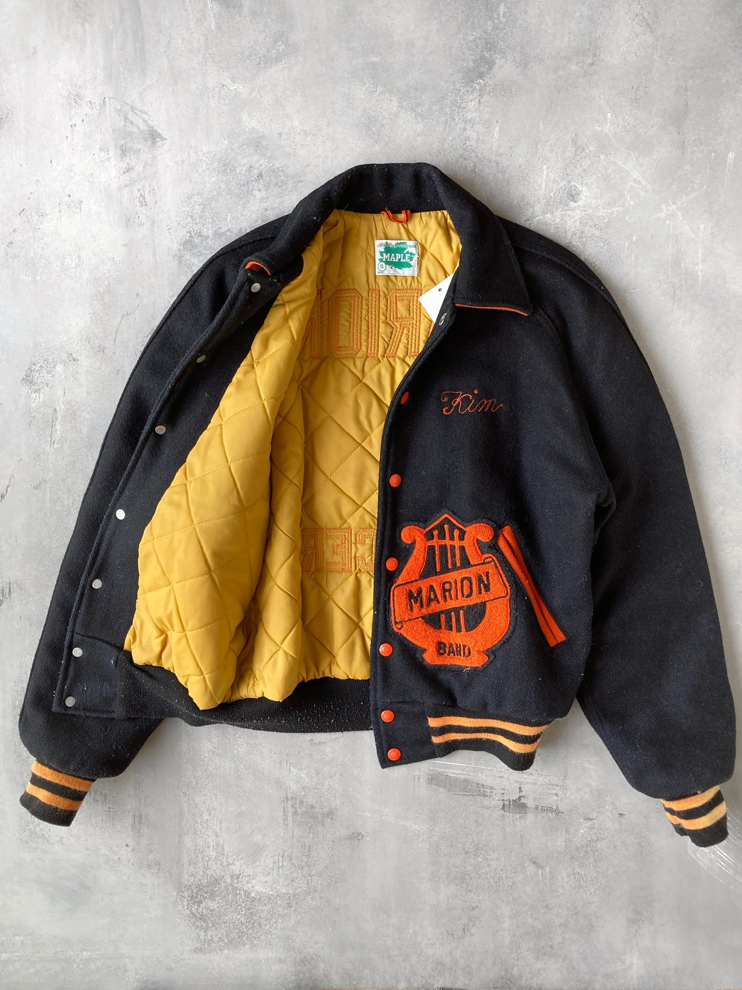 Wool Varsity Jacket 60's - Small