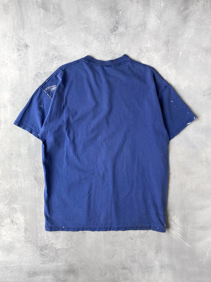 Thrashed Russell Athletic Pocket T-Shirt '90's - XL