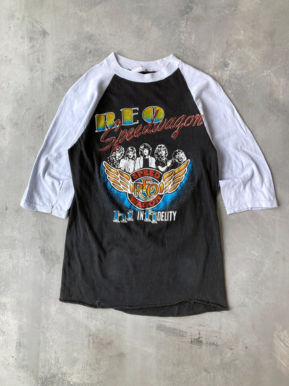 REO Speedwagon Raglan Shirt 80's - XS