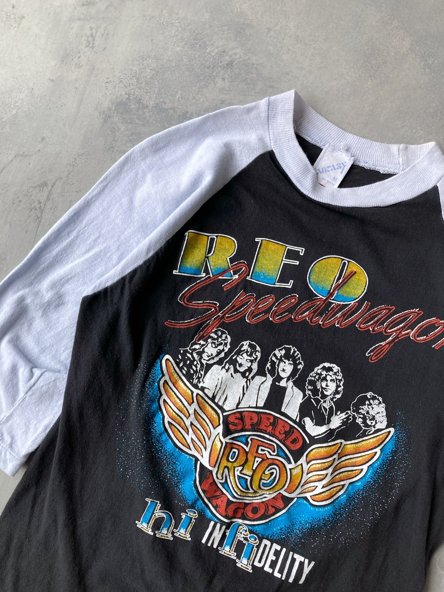 REO Speedwagon Raglan Shirt 80's - XS