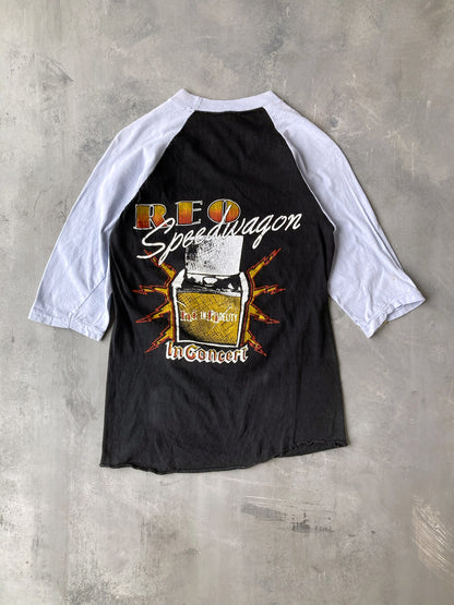 REO Speedwagon Raglan Shirt 80's - XS